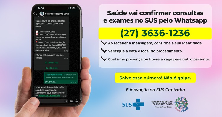 SUS Capixaba Health: WhatsApp Consultations & Exams