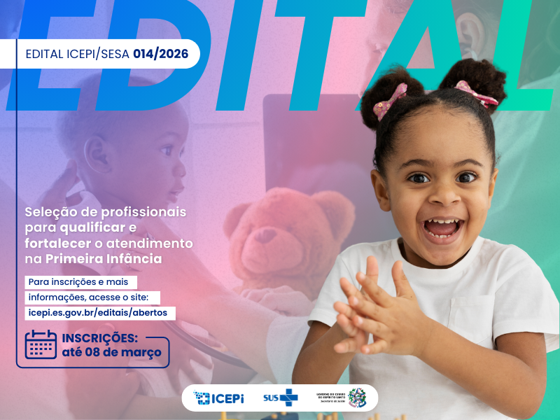 ICEPi abre vagas para a primeira turma da Pós-Graduação de Intersetorialidade para o Desenvolvimento Integral na Primeira Infância ICEPi abre vagas para a primeira turma da Pós-Graduação de Intersetorialidade para o Desenvolvimento Integral na Primeira Infância