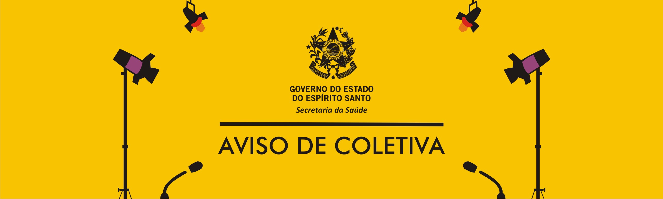 Aviso de Coletiva-Amarelo