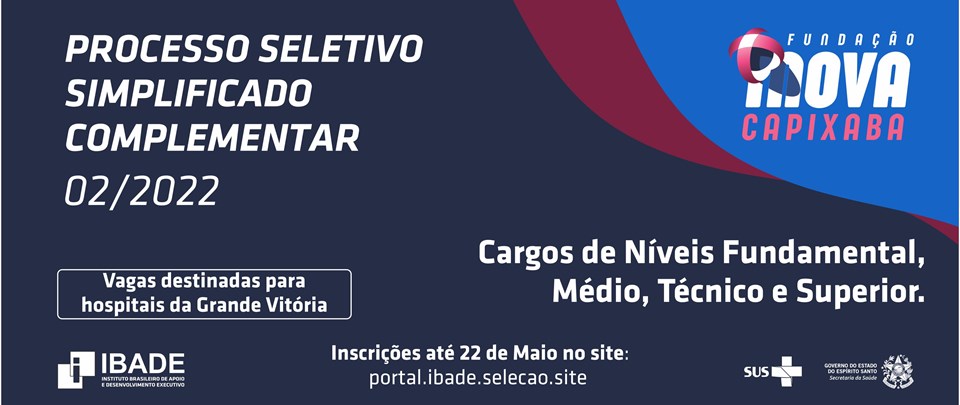 BANNER Processo Seletivo 02-2022