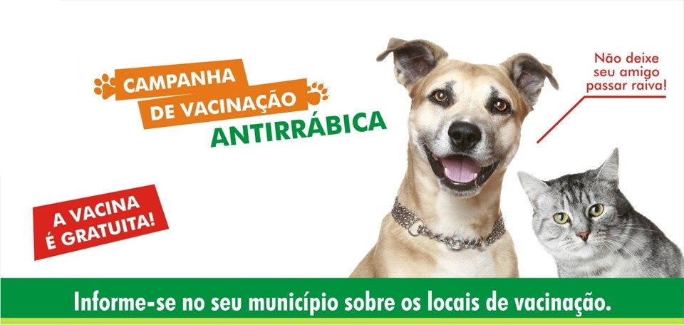 Campanha vacinação antirrábica