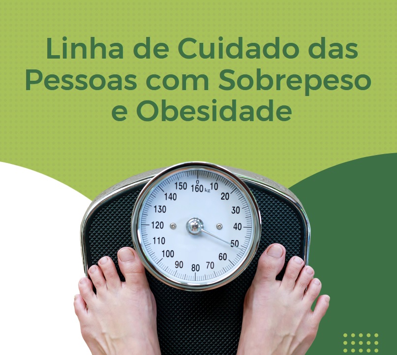 Capa  Linha de  Cuidado das Pessoas com Sobrepeso e Obesidade