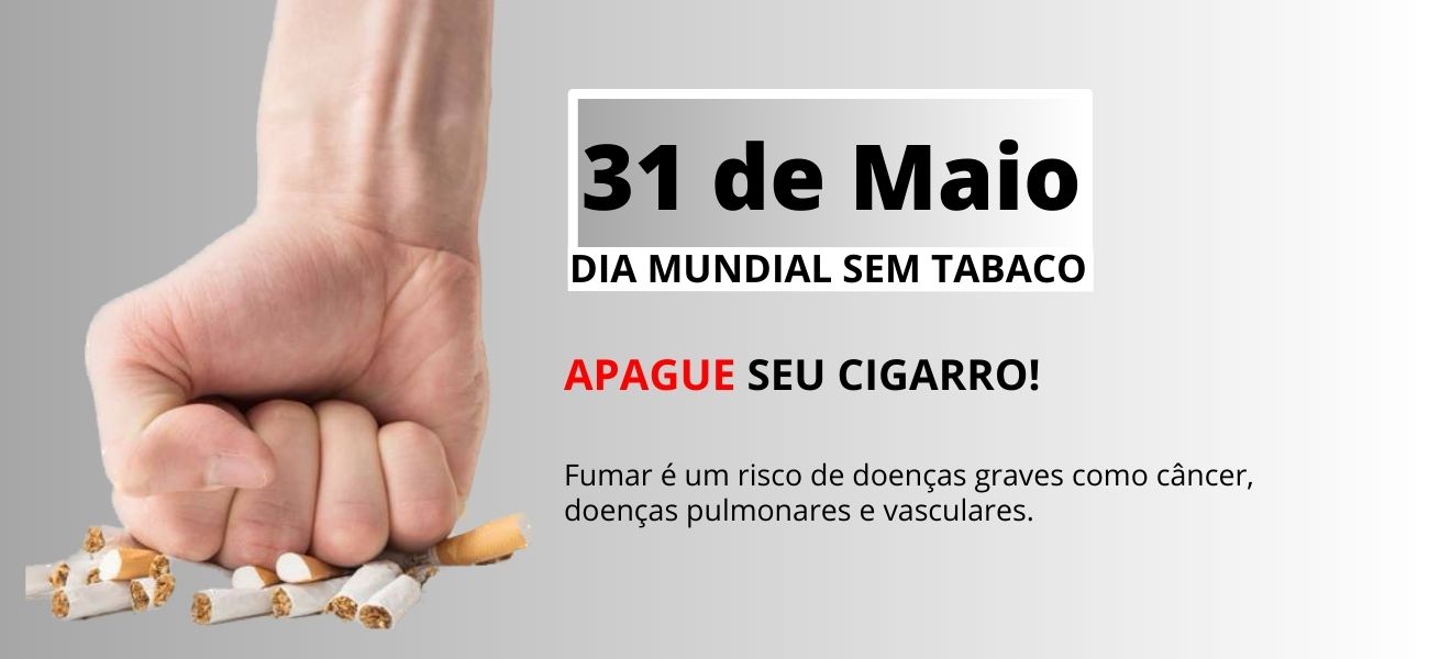 Capa Dia Mundial sem Tabaco