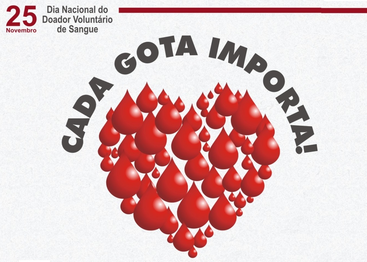 Capa da materia dia do doador voluntario de sangue