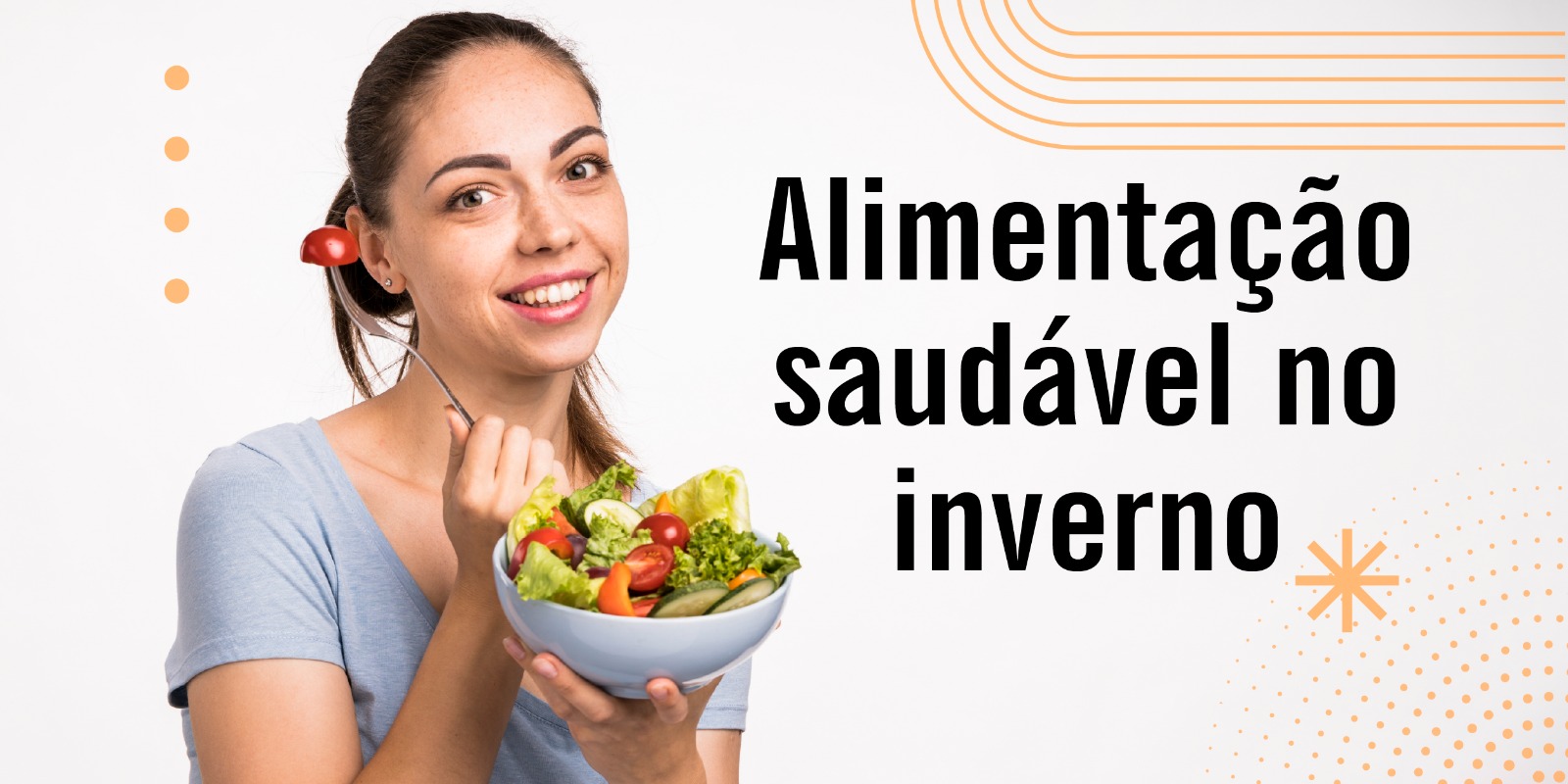 Capa texto alimentação saudável no inverno