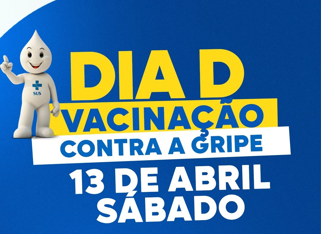 Dia D vacinação contra a gripe