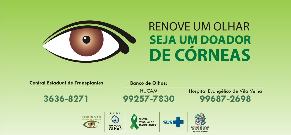 Foto Matéria Doação de Córneas