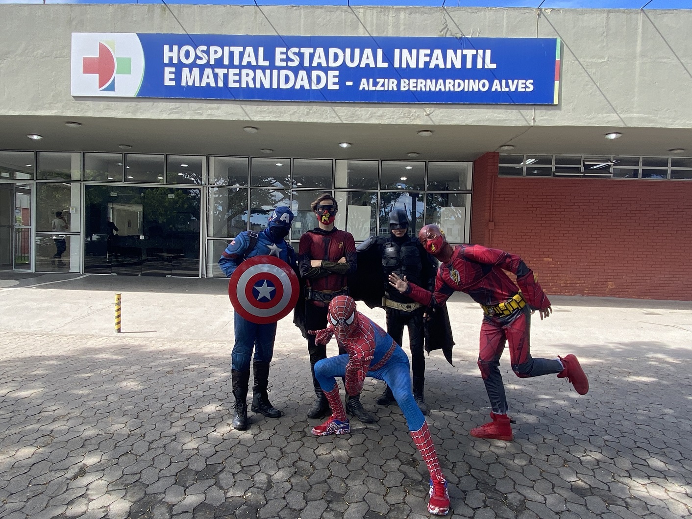 O grupo Super Amigos Solidários fez a alegria das crianças internadas no Himaba|||Fotógrafo:Foto Ilustrativa / Sesa