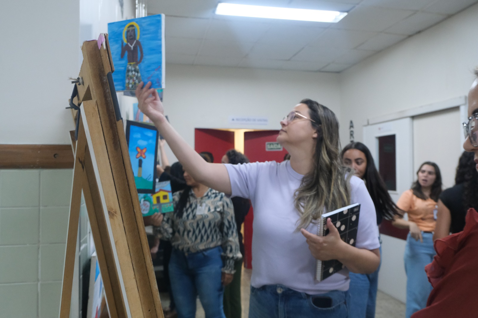 Visitantes da exposição-1