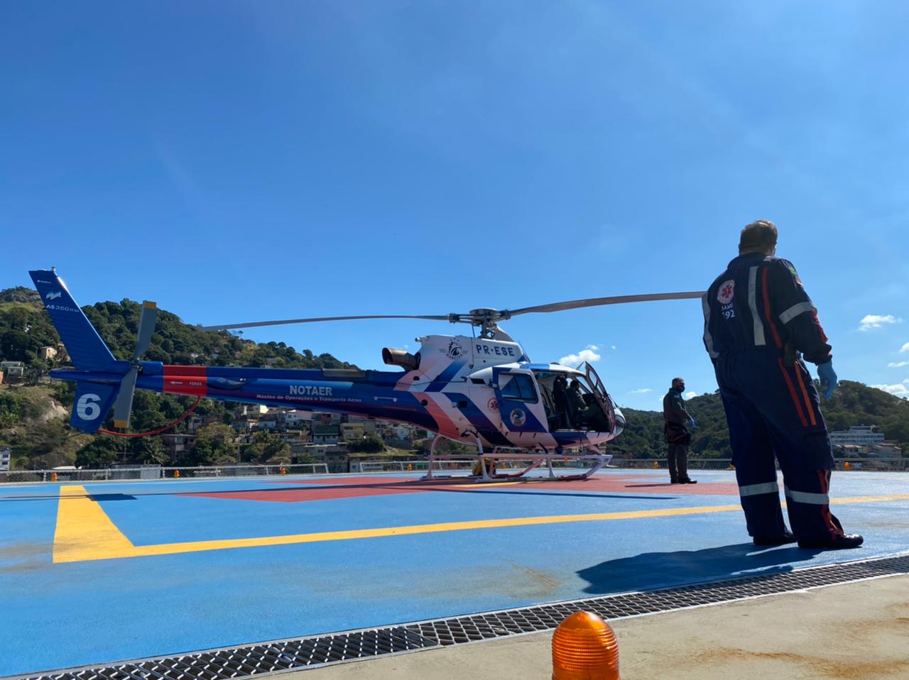 inauguração do heliponto